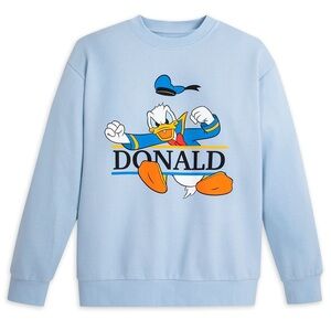Disney Donald Duck Light Blue Crewneck Sweater